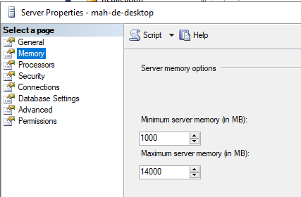 sqlmemory