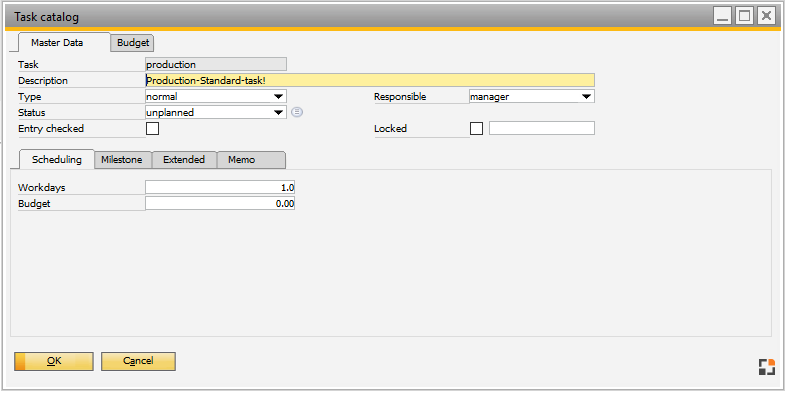 Task catalog_Scheduling_SAPStyle