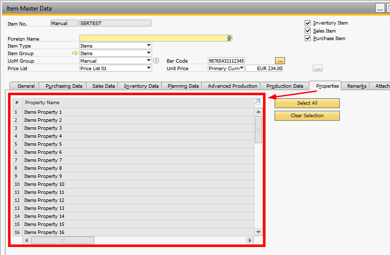 Item_Master_Properties