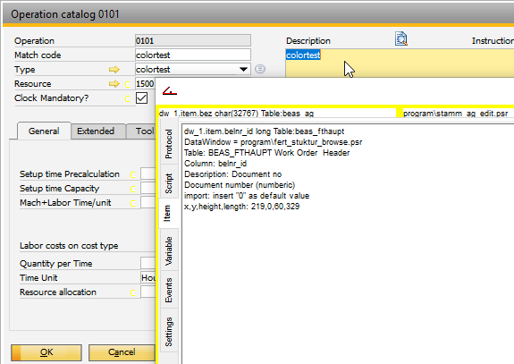 Checking the Field Name